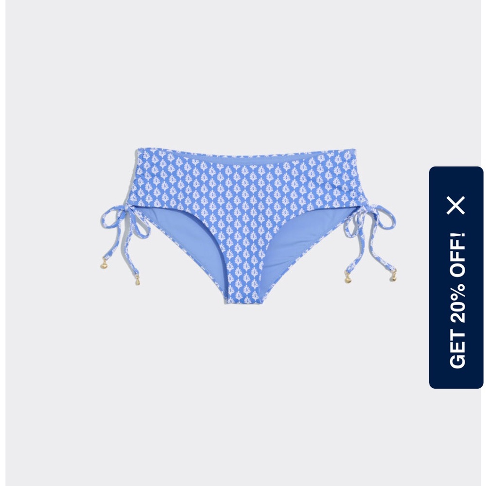 Vineyard Vines Blue and White Eastham Bottom in Seaweed Serenity Size S